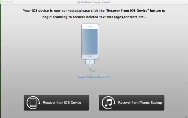 Recover from iOS Device