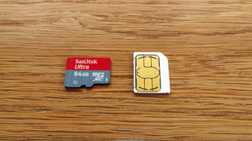 MicroSD storage card