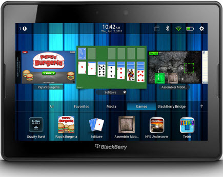 Top 10 Free Games for BlackBerry PlayBook