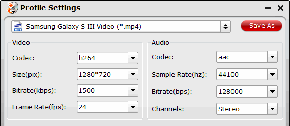 Galaxy S5 Video Settings