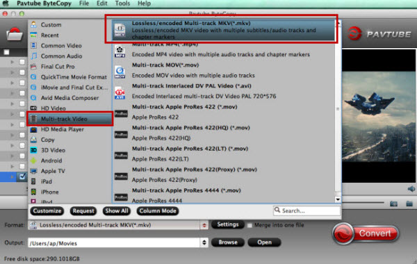 lossless mkv format