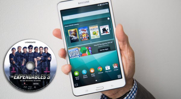 Enjoy Blu-ray on Galaxy Tab 4 Nook 7 Inch Tablet