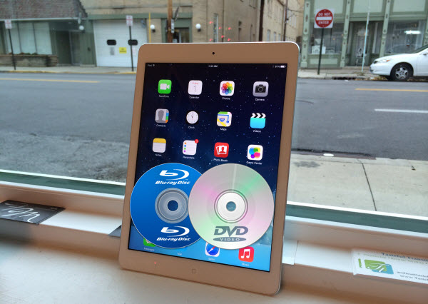 keep Blu-ray/DVD on iPad Air