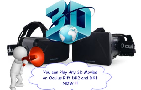 watch 3d movies on oculus rift